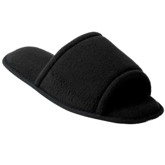 KingSize Men's Wide Width Fleece lined slide slipper image {1}