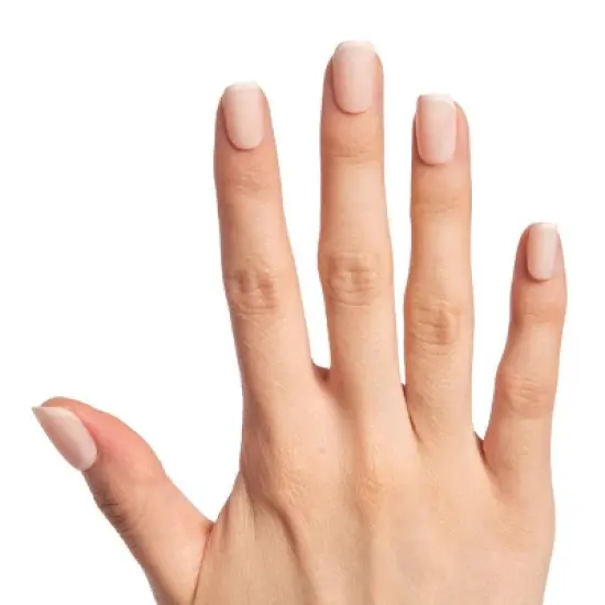Olive & June Press-On Fake Nails - Short Squoval Classic French - 42ct image {1}