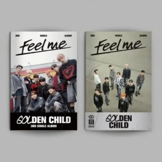 Golden Child - Feel Me - Random Cover - incl. 64pg Photobook, Envelope, Polaroid, Photocard + Postcard (CD) image {1}