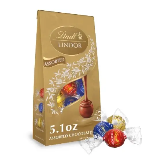 Lindt Lindor Assorted Chocolate Candy Truffles - 5.1oz image {8}