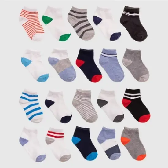 Toddler 20pk Ankle Socks - Cat & Jack&trade;  image {1}