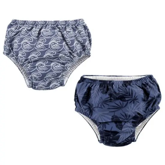 Hudson Baby Infant Boy Swim Diapers, Tropical image {6}