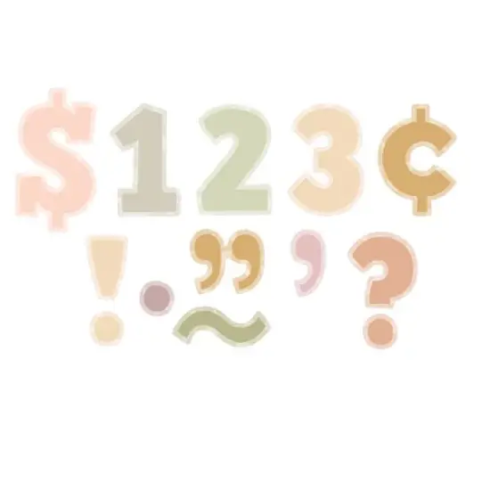 Teacher Created Resources&reg; Terrazzo Tones 4" Bold Block Letters Combo Pack, 230 Pieces image {2}