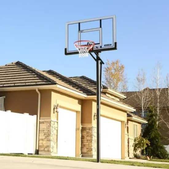 Lifetime Adjustable In-Ground Basketball Hoop (52-Inch Polycarbonate) - 90270 image {1}