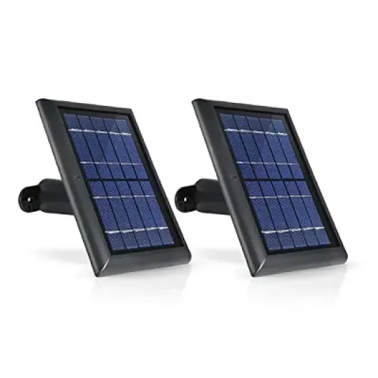 Wasserstein Solar Panel Compatible with Ring Spotlight Cam Battery and Ring Stick Up Cam Battery (2 Pack) image {9}