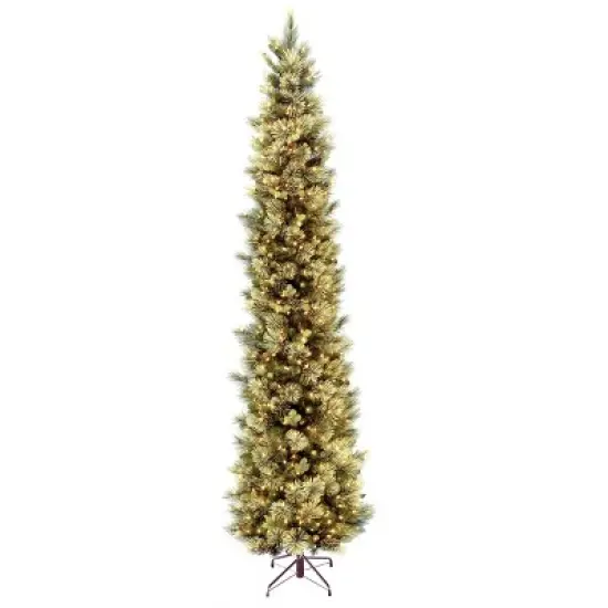 Prelit Slim Carolina Pine Artificial Christmas Tree Clear Lights - National Tree Company image {5}