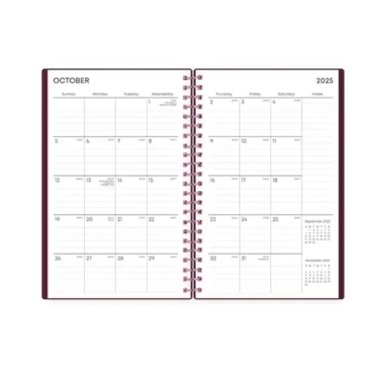 Blue Sky Weekly/Monthly Month Planning Calendar 5"x8" Elvy image {4}