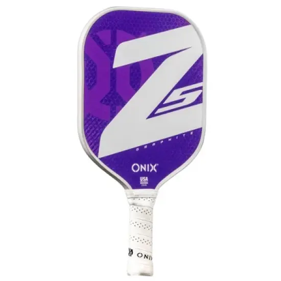 Onix 15.5'' Z5 Wide Body Pickleball Paddle - Purple: Graphite, 8.2 oz, 4" Grip image {3}