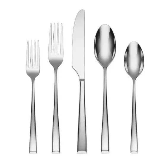 20pc Marlise Mirror Flatware Set - Cambridge Silversmiths: Silverware Set, Service for 4, Dishwasher-Safe, 18/0 Stainless Steel image {6}