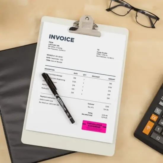 Avery Neon Address Labels with Sure Feed for Laser Printers, 1" x 2 5/8", 750 Pink Labels (5970) image {6}