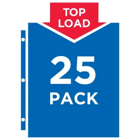 Avery Diamond Clear Heavyweight Sheet Protectors, Holds 8.5" x 14" Sheets, Legal Size, Easy Load, 25ct (73897) image {3}