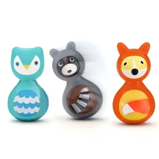 Kid O Woodland Animals Wobble Toys for Toddlers image {1}