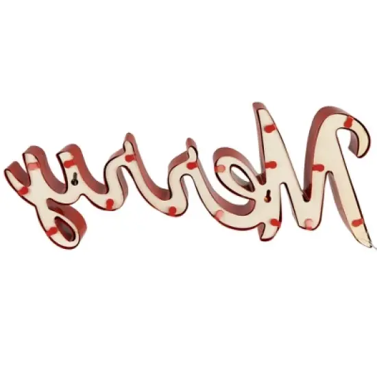 Northlight Lighted "Merry" Christmas Decoration - 20.5" image {6}