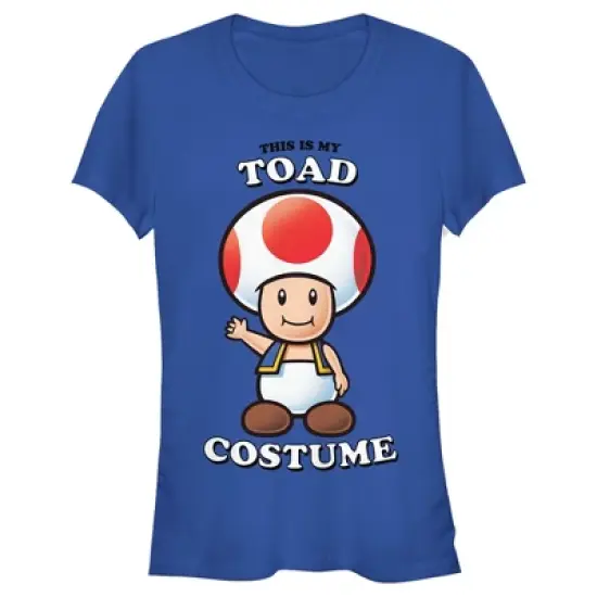Junior's Nintendo This is my Toad Costume T-Shirt image {3}