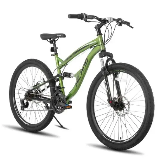 HILAND Full Suspension 26 Inch Men's Mountain Bike, 21-Speed, Adult MTB for Men & Women image {12}