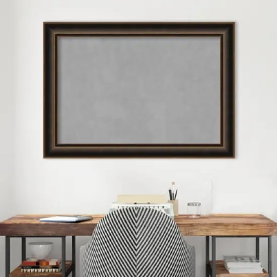42"x30" Villa Framed Magnetic Board Oil Rubbed Bronze - Amanti Art: Wall Mount, Metal, Home & Office Decor image {8}
