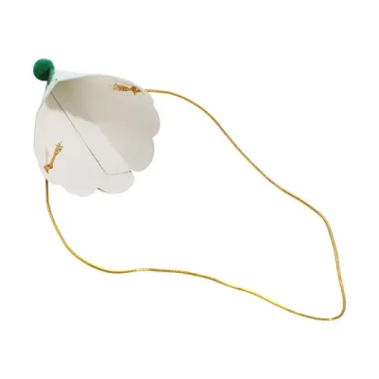 Packed Party 8-Count Mini Party Hat Set With Poms image {1}