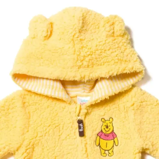 Disney Winnie the Pooh Baby Zip Up Costume Coverall Newborn to Infant  image {2}