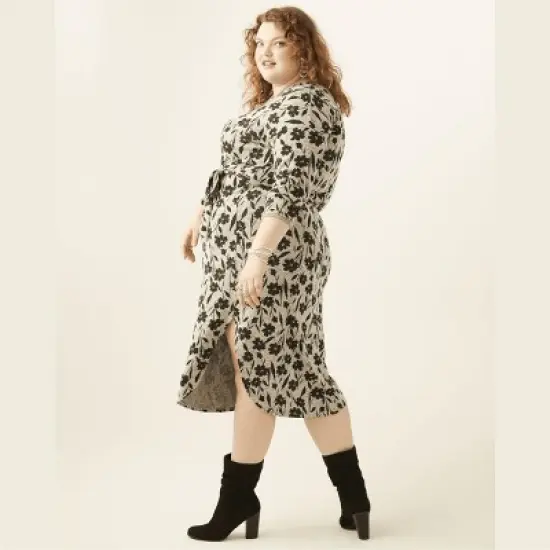 Molly & Isadora Women's Tie-Waist Midi Dress image {1}