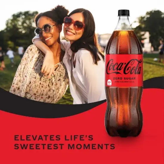 Coca-Cola Zero Sugar Soda - 2 L Bottle image {4}