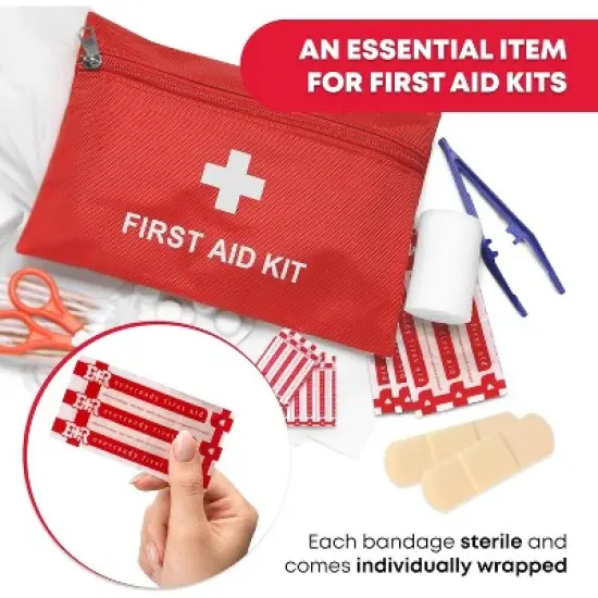 Adhesive Bandages Variety Pack &ndash; 280 Assorted Count image {2}