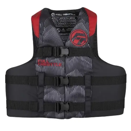 Full Throttle Adult Dual-Sized Nylon Water Sports Vest image {2}