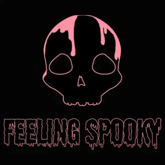 Junior's Lost Gods Halloween Feeling Spooky Skull Cowl Neck Sweatshirt image {1}