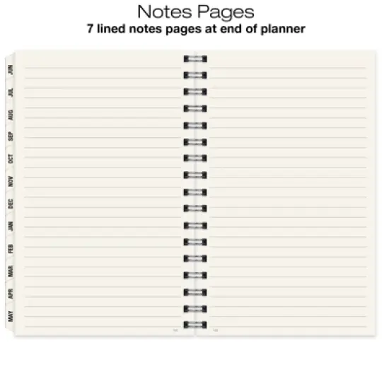 Global Printed Products Essential Monthly & Weekly Planner 5" x 8" AY 2025-2026 image {4}