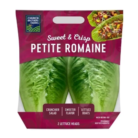 Petite Romaine Lettuce Heads - 2ct image {2}