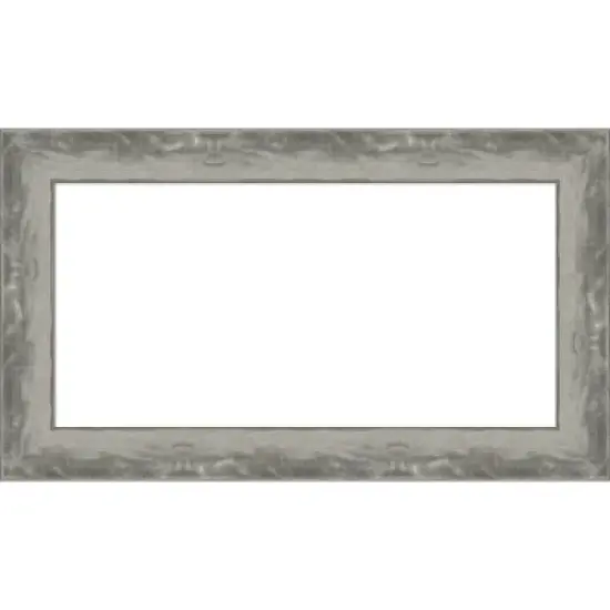 Amanti Art Waveline Silver Narrow Framed Dry Erase Magnetic Board image {10}