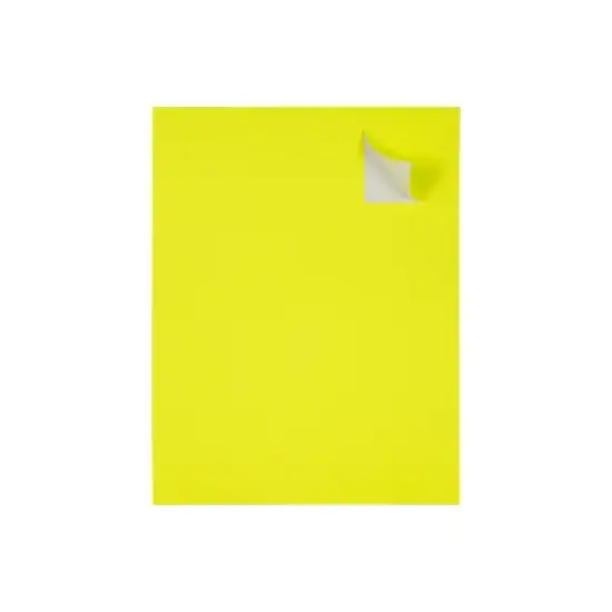 JAM Paper Square Labels 2" x 2" Neon Yellow 12 Labels/Sheet 10 Sheets/Pack (367831073) image {2}