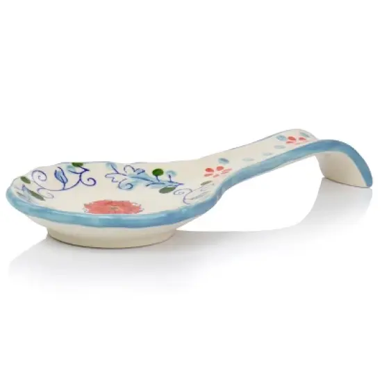 Gibson Elite Anaya 5 Piece Hand Painted Stoneware Table Accessory Set image {6}