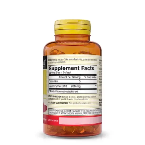 Mason Natural CoQ10 200mg Softgels - 30ct image {1}
