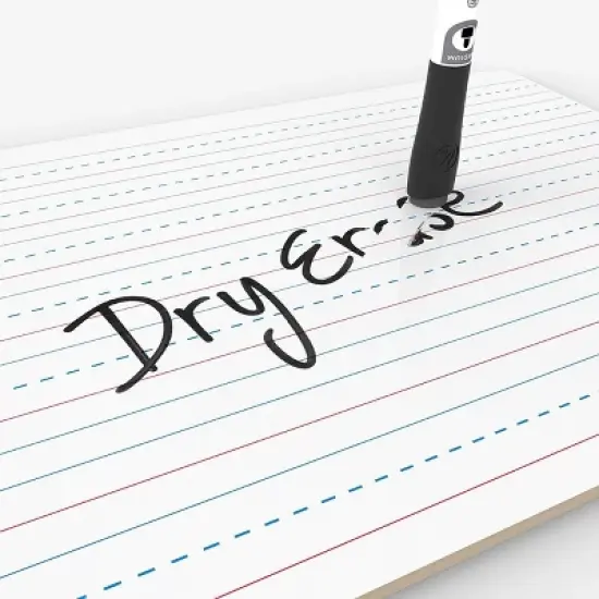 U Brands 10pk 12"x9" Double Sided Dry Erase Lap Boards image {5}