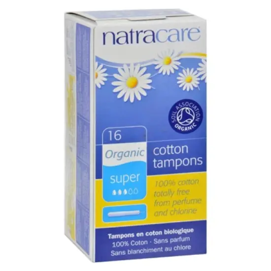 Natracare Organic Cotton Tampons Super - 16 ct image {4}
