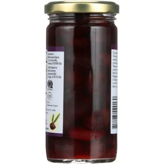 Mediterranean Organic Pitted Kalamata Olives - Case of 12/8.4 oz image {2}