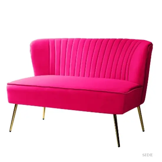 Velvet Nicolas Loveseat Sofa | Karat Home image {18}