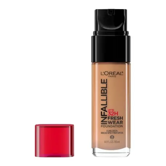 L'Oreal Paris Infallible 32HR Fresh Wear Foundation with SPF 25 - 1 fl oz image {12}