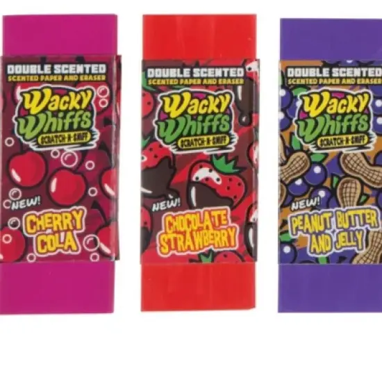 Wacky Whiffs Erasing Fun! (6 Pack) - Double the Scents, Double the Fun image {2}