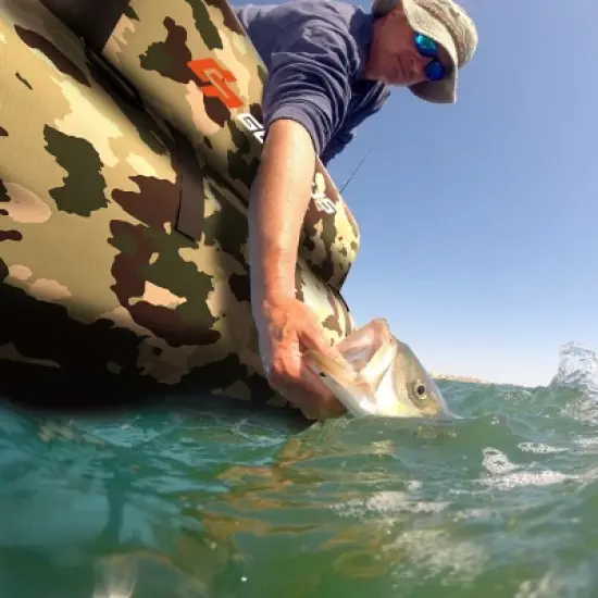 Costway Inflatable Fishing Float Tube w/Adjustable Straps & Storage Pockets & Fish Ruler image {3}