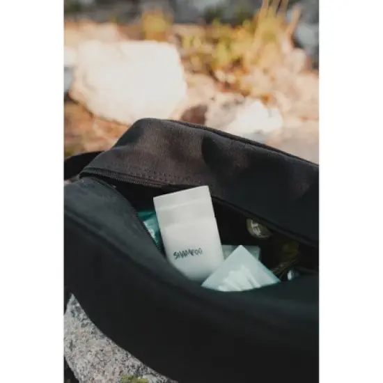 Stansport Cotton Canvas Travel Accessory Bag - Black image {2}