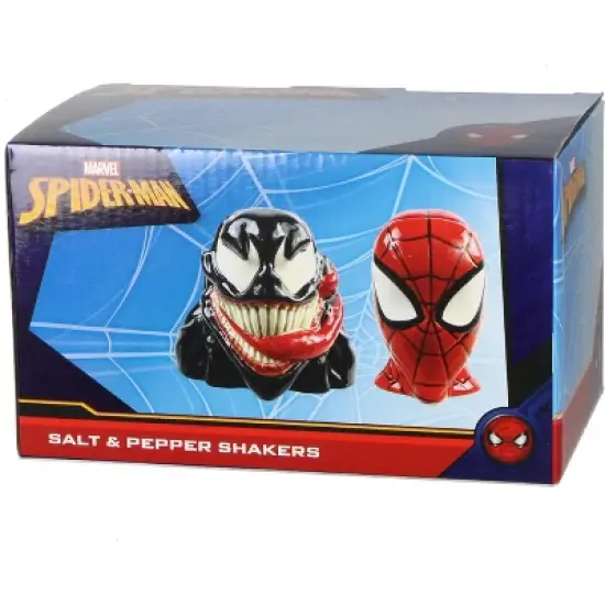 Marvel Comics Spider-Man and Venom Kitchen Ceramic Salt and Pepper Shakers image {4}