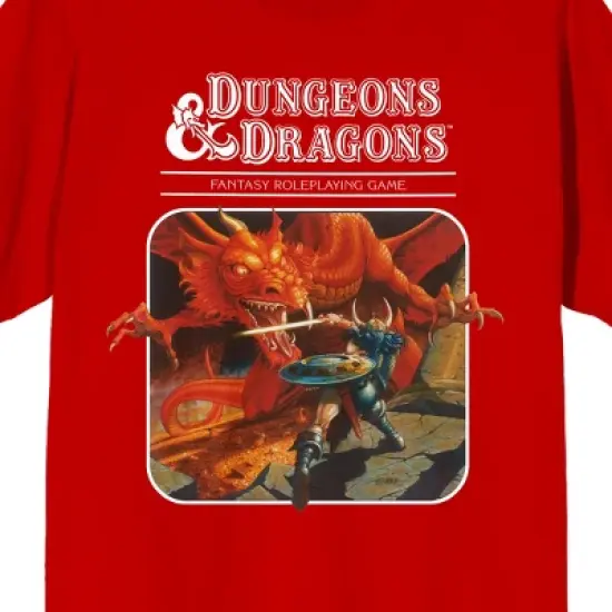Dungeons & Dragons Cover Art Men's Short Sleeve Shirt & Sleep Shorts Set image {2}