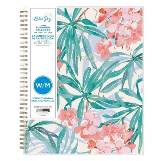 Blue Sky 2024 Spanish Planner 8.5"x11" Weekly/Monthly Alohi image {2}