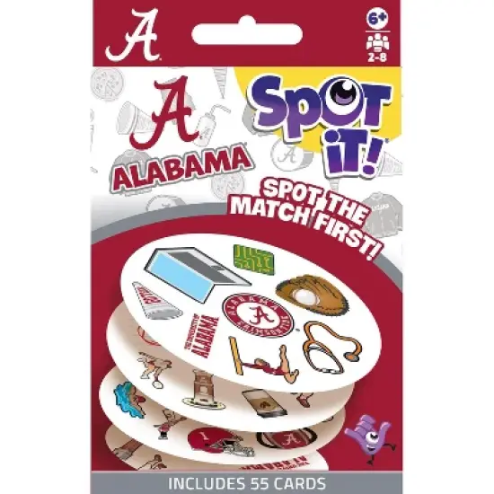 MasterPieces Officially Licensed NCAA Alabama Crimson Tide Spot It Game for Kids and Adults image {3}
