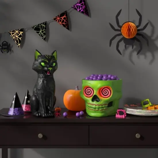 15" Halloween Light and Sound Cat - Hyde and EEK! Boutique&trade;: Indoor Decor, Includes AA Batteries image {1}