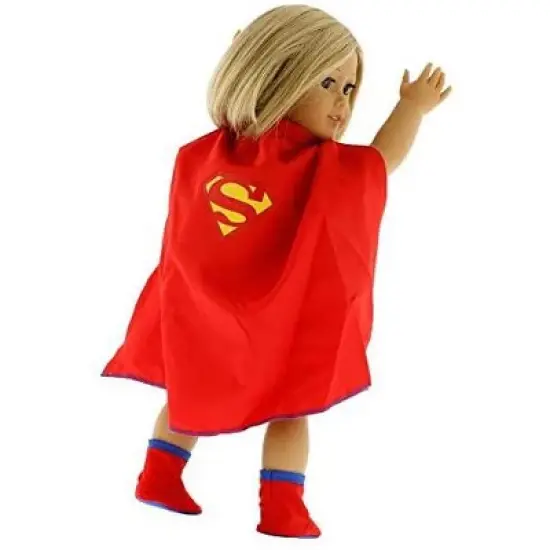 Dress Along Dolly Super Girl Outfit for American Girl Doll image {2}