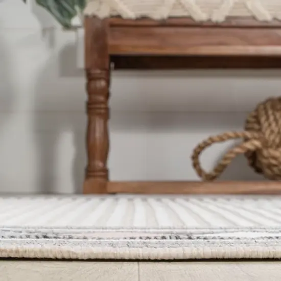 JONATHAN Y Sebastian High-Low Modern Diamond Border Classic Indoor/Outdoor Area Rug  image {9}