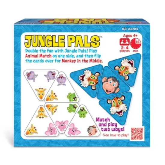 TREND Jungle Pals Three Corner Card Game image {2}
