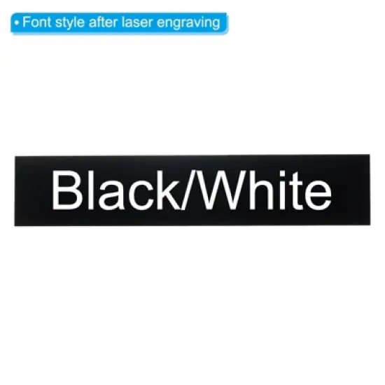 Unique Bargains DIY Laser Printing Personalized Blank Engraving Name Plates 5 Pcs image {4}
